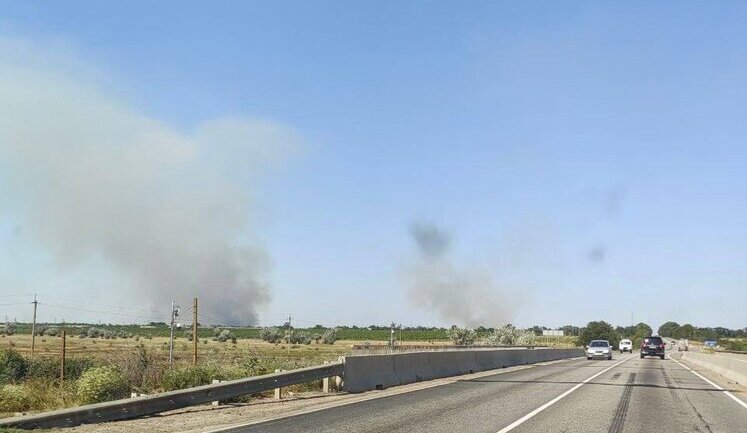 Explosions were heard in occupied Melitopol. After "arrivals", fire broke out at airfield - media. PHOTOS