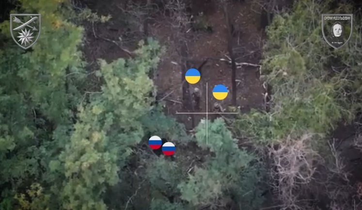 Бійці 66-ї бригади та прикордонники ДПСУ ліквідували двох росіян, які відмовилися здатися в полон. ВIДЕО
