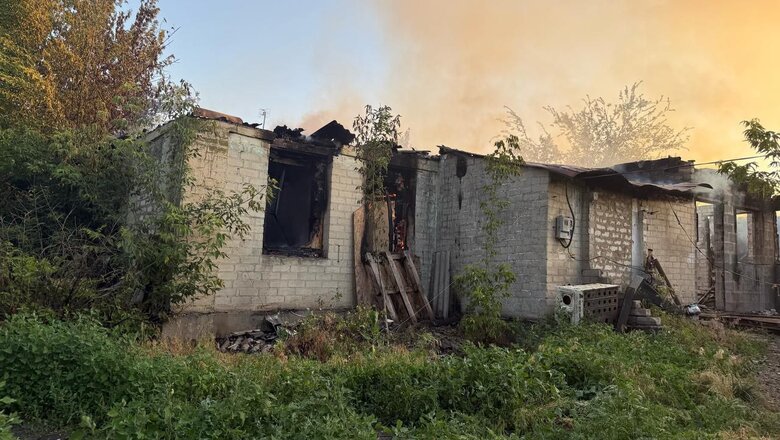 Consequences of shelling in Donetsk region