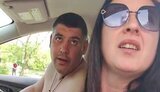 "Как тебя, п#дараса, зовут? Иди нах#й! Слышь ты, гнида, бл#дь! Стопе!", - пьяная жена полицейского из Днепра в ответ на замечание за нетрезвую езду. ВИДЕО