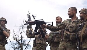 Визволення Старомайорського. Кадри від 7-го батальйону УДА "Арей". ВIДЕО