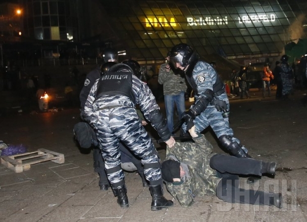 майдан беркут разгон