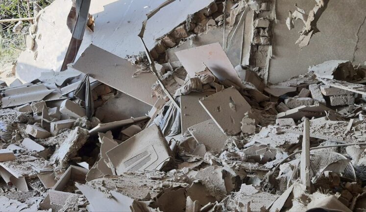 Kamikaze drone attack damages utility company in Nikopol