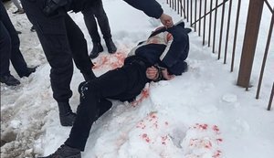Police detains Epicenter arsonist in Pervomaisk. PHOTO
