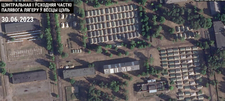 Нові фото ймовірного польового табору вагнерівців у Білорусі 03