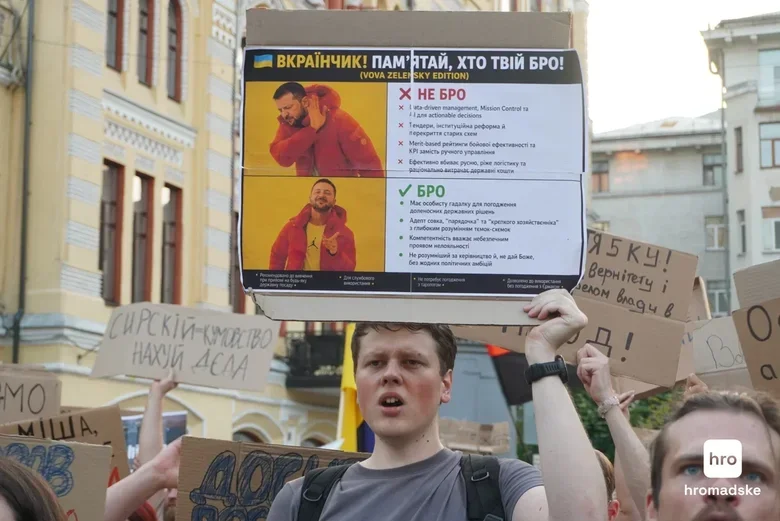 У Києві триває акція протесту проти відставки Федорова