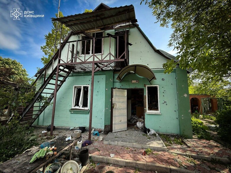 РФ нанесла удар шахедами по Киевской области 23 мая 2025 года