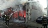 На СТО в Києві повністю згоріло три автомобілі, ще чотири пошкоджено, - ДСНС. ВІДЕО+ФОТОрепортаж