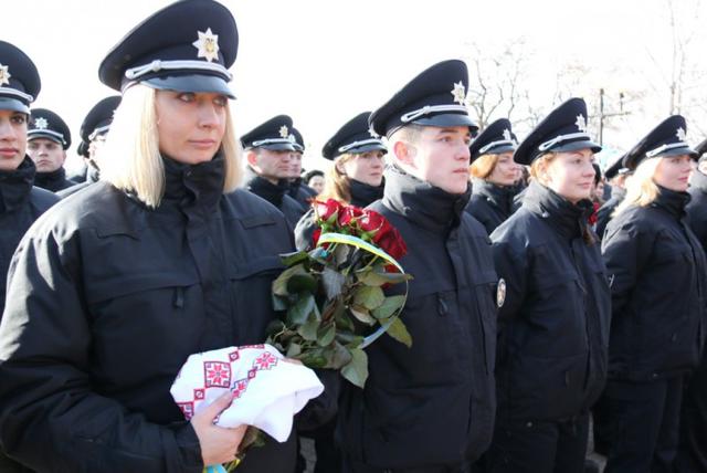 чернигов полиция присяга патрульная патрульные