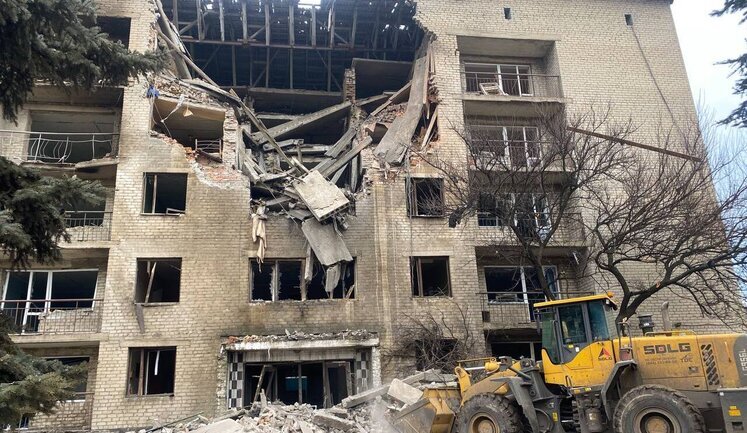 Occupiers attacked places of compact residence of internally displaced persons in Dobropillia with Shaheds, two people wounded - Lubinets. PHOTOS