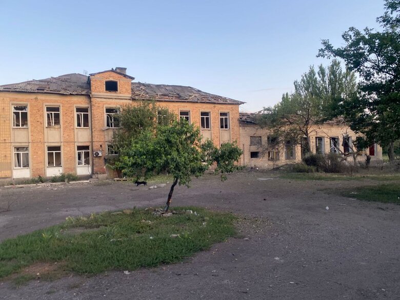 последствия обстрелов Донецкой области