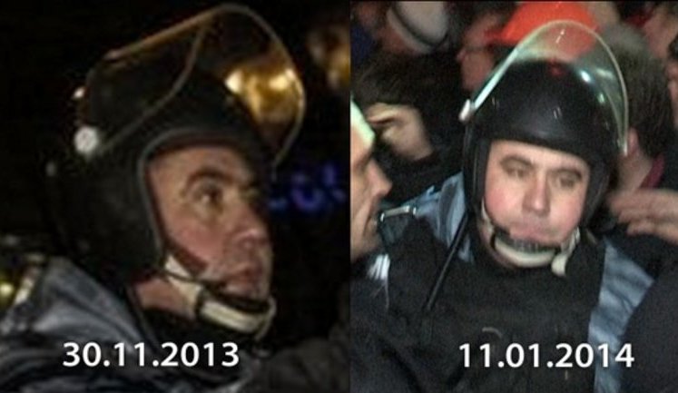 Под Святошинским судом людей избивали те же "беркутовцы", которые зверски разгоняли студентов на Евромайдане. ФОТОфакт