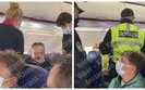 Неадекватный пассажир самолета устроил скандал из-за маски и был задержан полицией в аэропорту Киева. ВИДЕО