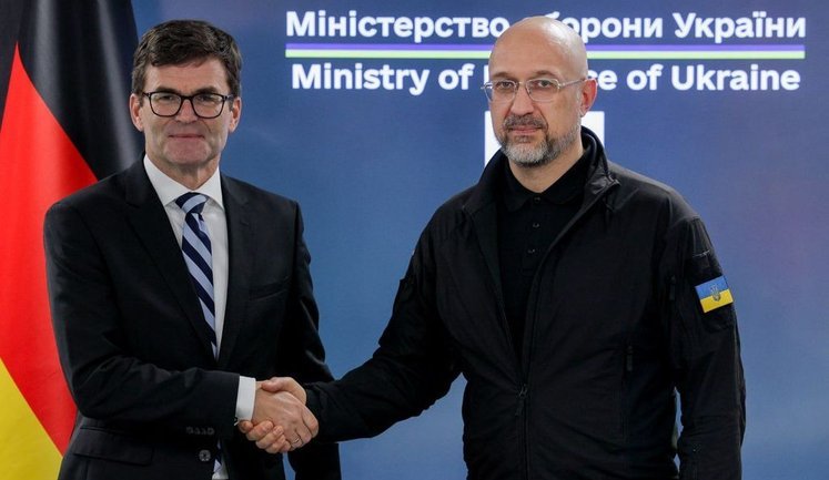 We discussed drone production funding and strengthening air defense – Shmyhal meets with German Ambassador Thoms