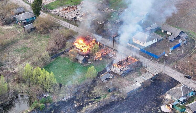 Russian troops attacked Chernihiv region 193 times in week, 5 attacks were recorded yesterday. PHOTOS