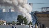 У центрі Москви - вибухи і потужна пожежа. ВIДЕО