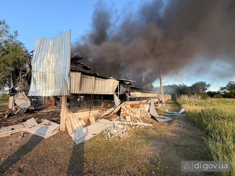 Russian forces destroyed a factory in the Kharkiv region