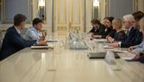 Зеленський зустрівся з міністрами закордонних справ Швеції та Польщі: Сподіваюся на продовження санкцій проти РФ, поки всі українські території не будуть повернуті