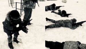 "Вагнеровец" в "военно-патриотическом центре" учит российских детей уничтожать украинцев: "Давай-давай, убивай хохлов". ВИДЕО