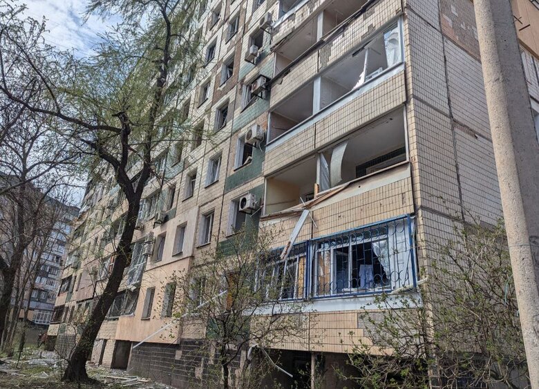 последствия удара по Кривому Рогу