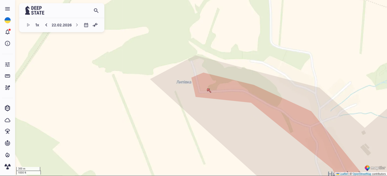 Липовка карта