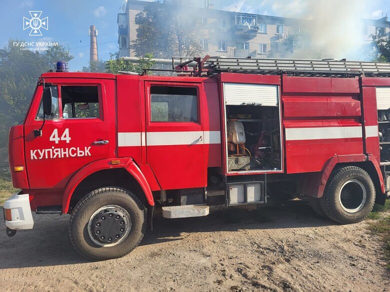 Наслідки ранкового обстрілу Куп’янська російськими загарбниками, постраждалих немає 01
