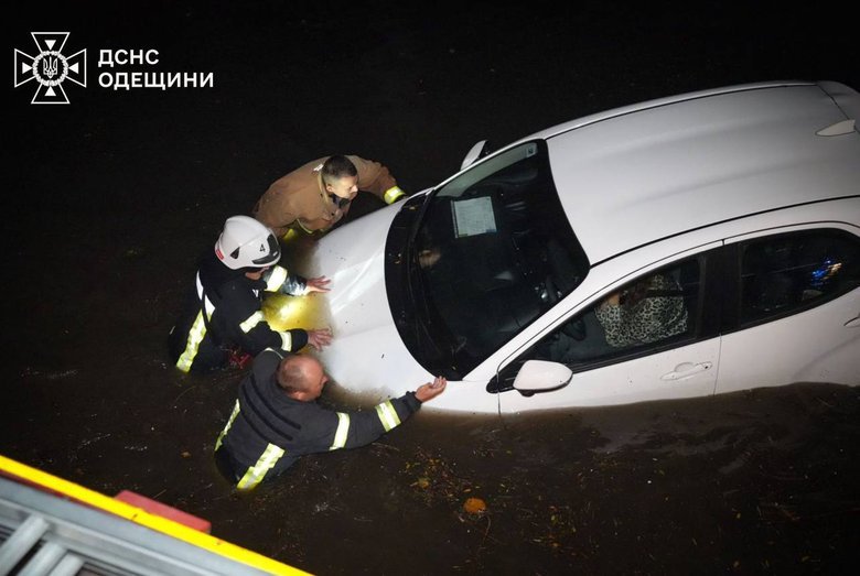 Bad weather in Odesa