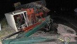 Под Ромнами тракторист убил ГАИ-шника. ФОТОрепортаж