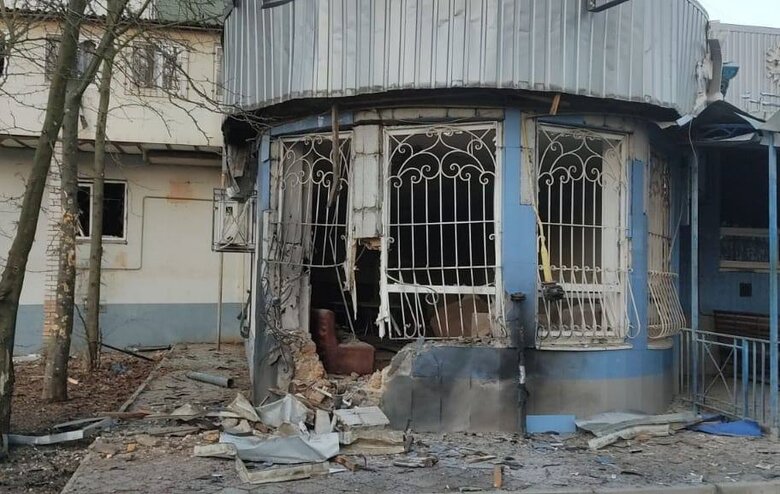Наслідки обстрілу Херсону 20 грудня