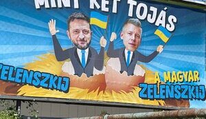 В Угорщині після "референдуму" щодо України запустили нову рекламу із карикатурним Зеленським. ФОТО