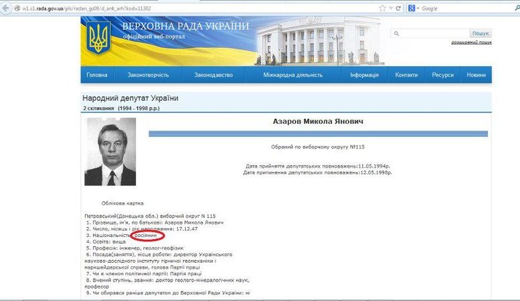 В "Свободе" потребовали обнародовать национальность каждого нардепа. ФОТО