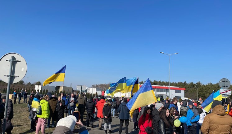 Активисты возобновили блокировку российских и белорусских фур на польской границе: очередь из грузовиков растянулась уже на 22 километра. ВИДЕО+ФОТОрепортаж