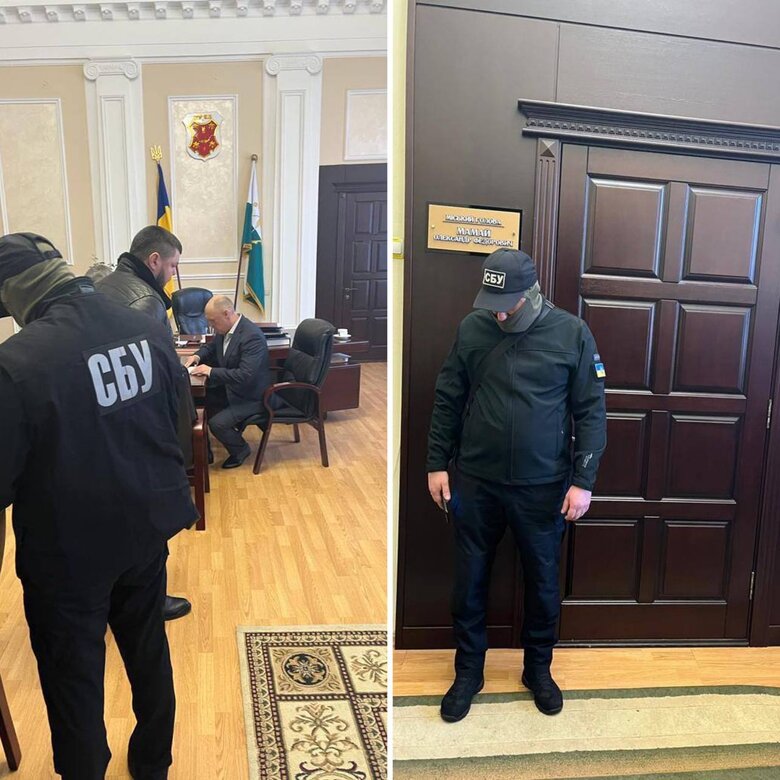 СБУ вручила підозру міському голові Полтави Мамаю 01