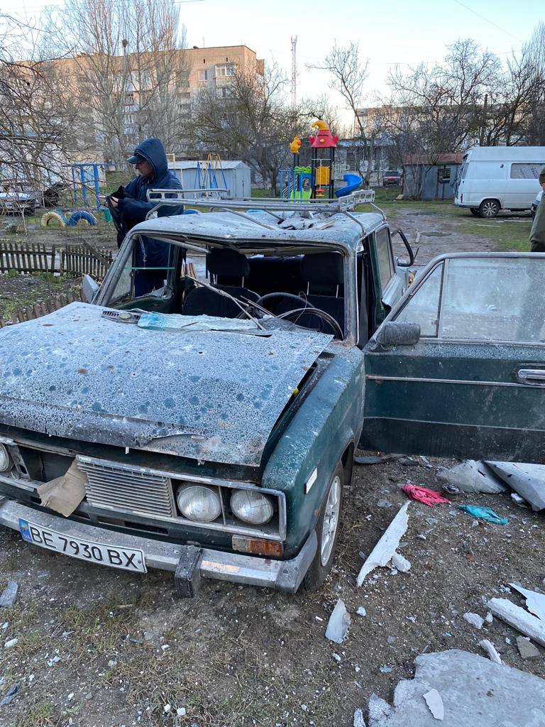 Наслідки ворожих обстрілів Очакова 03