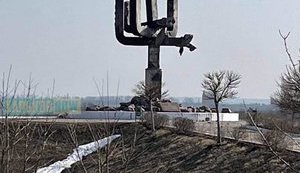 Войска РФ повредили Менору под Харьковом. Жду, что Израиль осудит это варварство - Кулеба. ФОТО