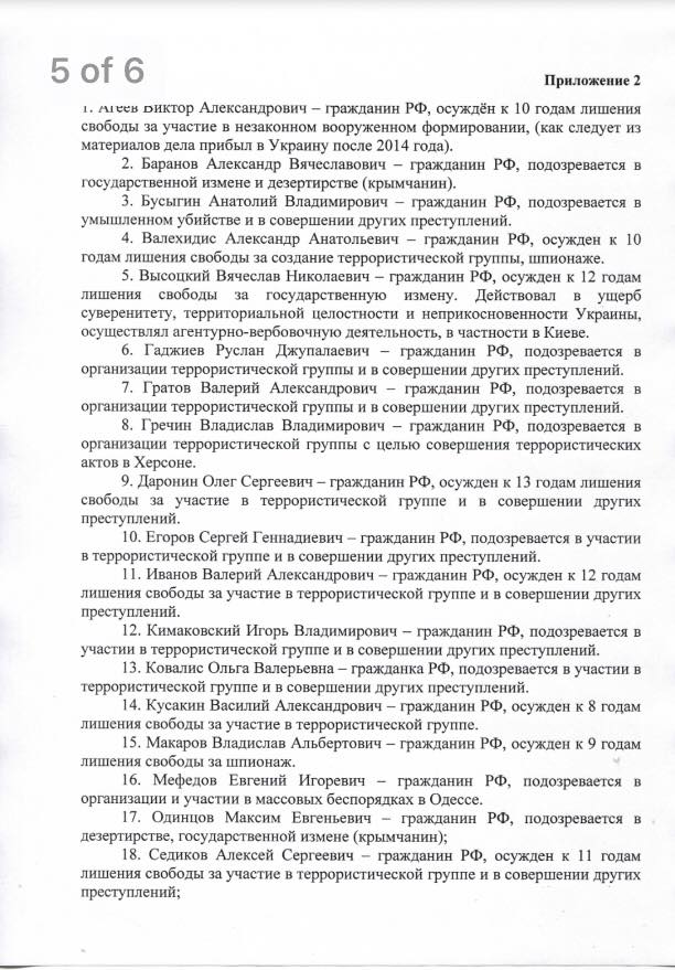 Омбудсмен Денісова написала лист Москальковій і представнику РФ на переговорах у Мінську Гризлову про обмін заручниками 05