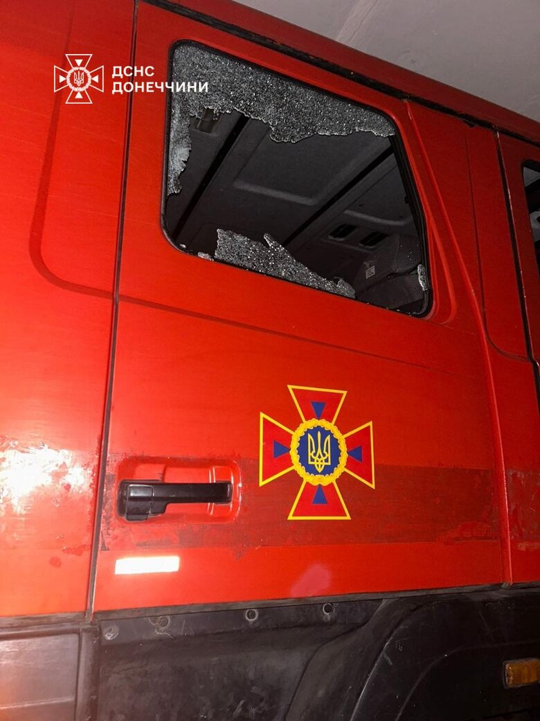 Удар по пожежній частині у Кураховому