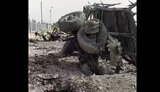 Group of Russians was torn to pieces by impact of HIMARS missiles on bridge near Kakhovka HPP. VIDEO