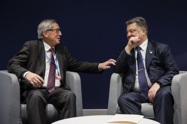 порошенко юнкер