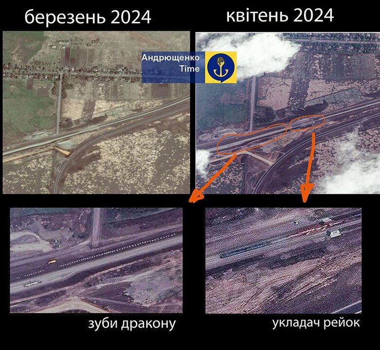 Будівництво залізниці біля Маріуполя