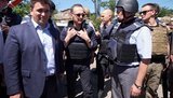 Глава МЗС Німеччини Маас "був вражений масштабом руйнувань", - Жебрівський про візит німецького політика під Широкиним. ФОТОрепортаж