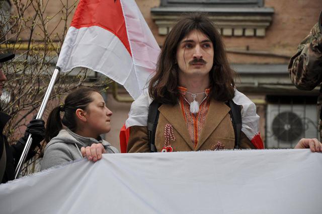 Ukrainians show solidarity with Belarusian political prisoners on Freedom Day 23 Ukrainians show solidarity with Belarusian political prisoners on Freedom Day 23