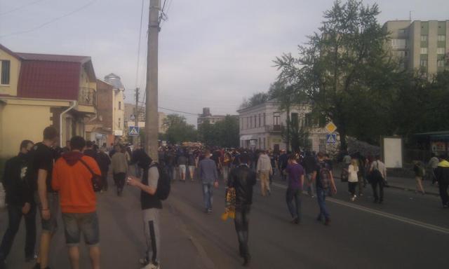 харьков драка болельщики