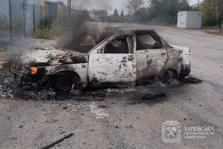 РФ ударила по цивільному авто в Золочеві на Харківщині