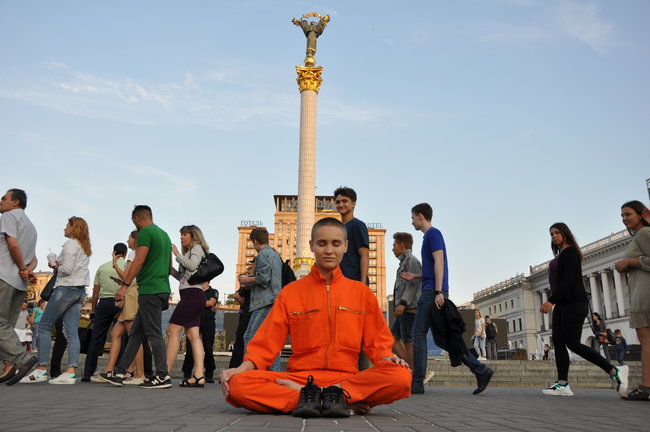 Репетиция Шествия Достоинства состоялась в Киеве вечером 22 августа 09