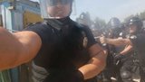 "Никто не использовал слезоточивый газ", - полиция об инциденте с пострадавшим на Осокорках журналистом Лукацким. ФОТО