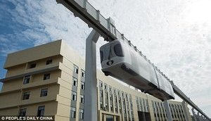 Китай построит по всей стране подвесные железные дороги