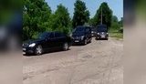 Кортеж "велосипедів" Зеленського в Чернігові. ВIДЕО