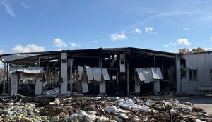 Росія дронами знищила макаронний завод на Харківщині