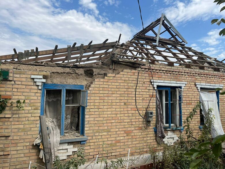 Наслідки обстрілу Нікопольщини
